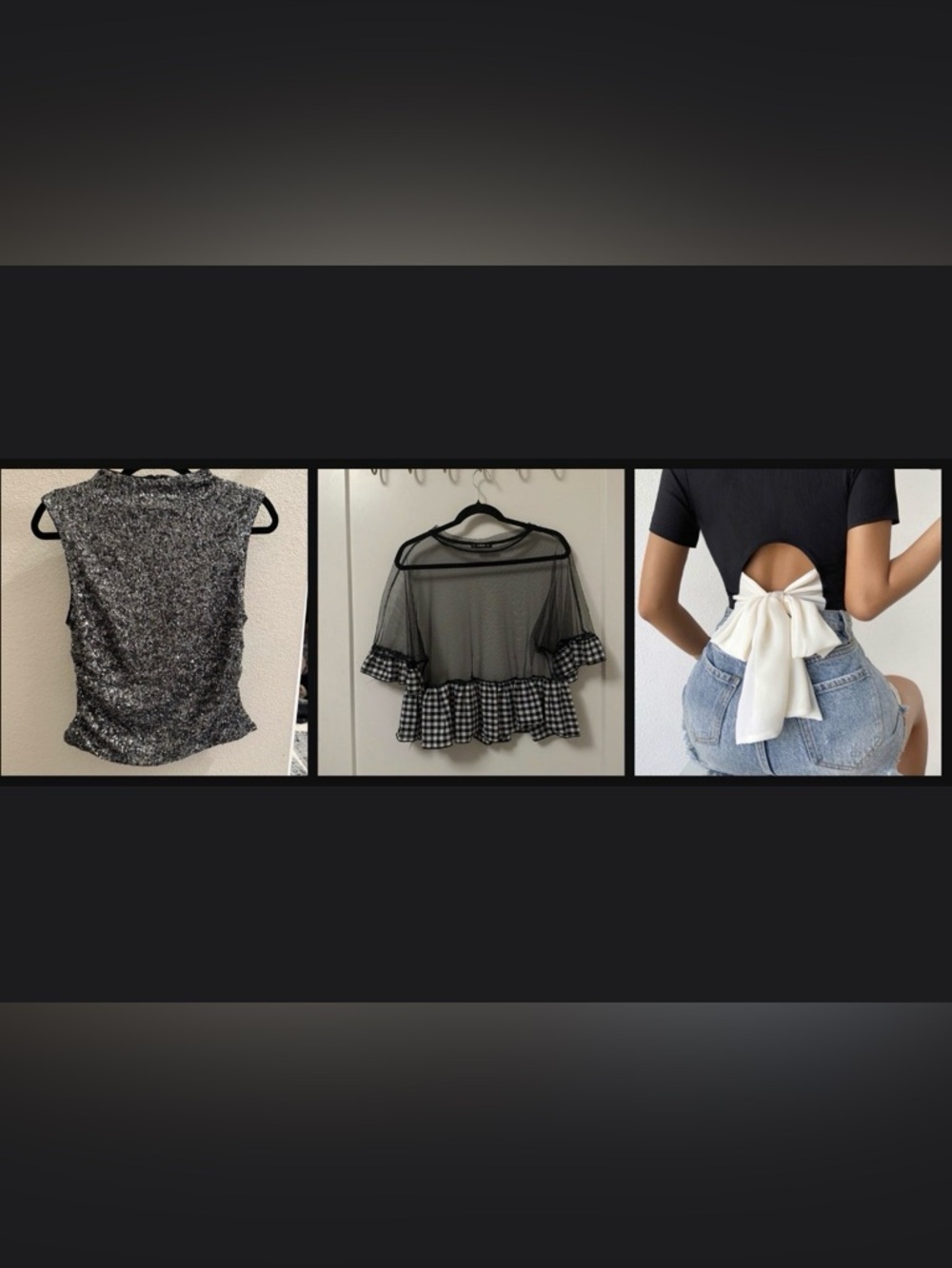CLOSET CLEAN OUT: 3 top bundle